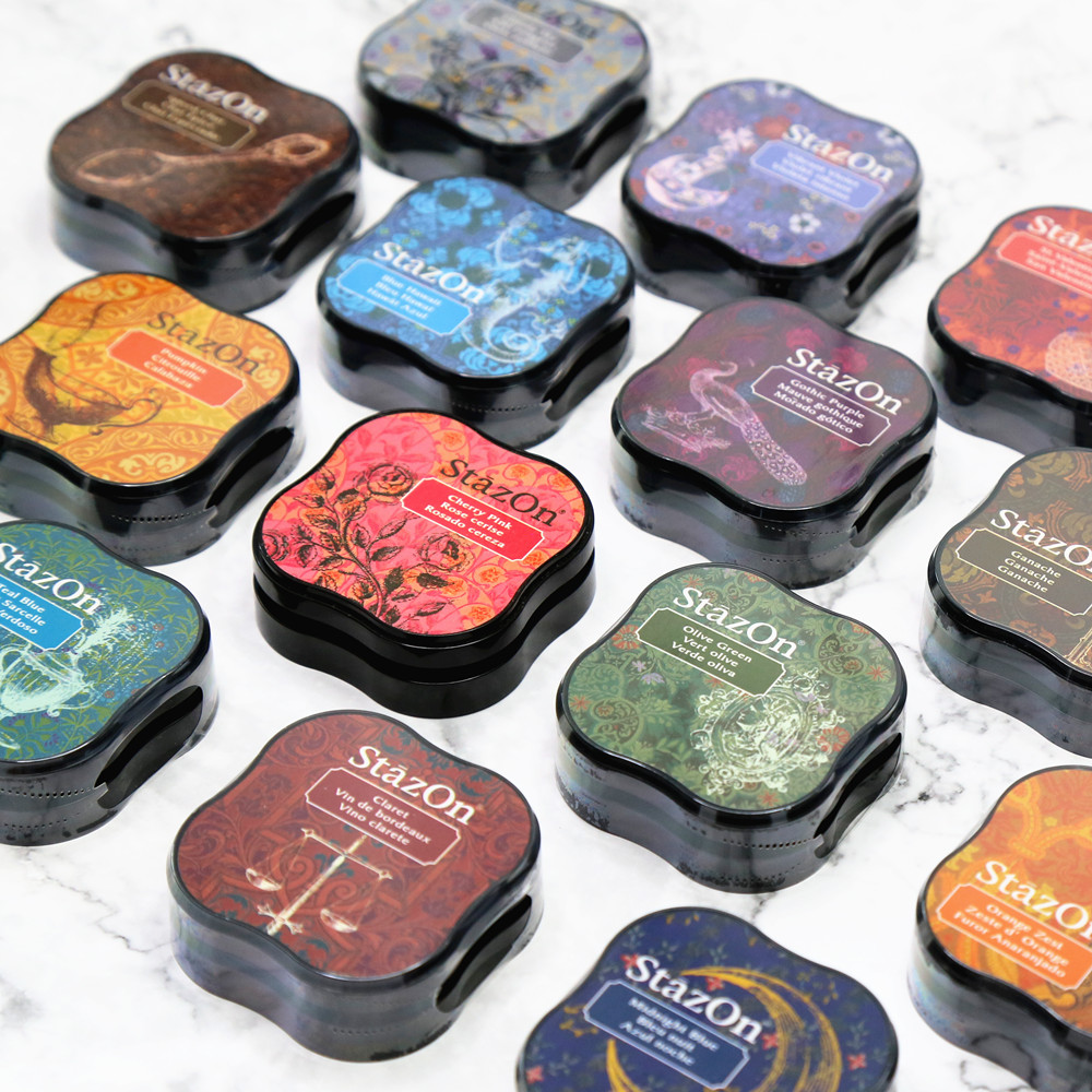 Stamping Ink Pad - 1PcTSUKINEKO Inkpads Stazon Mini Fast Dry
