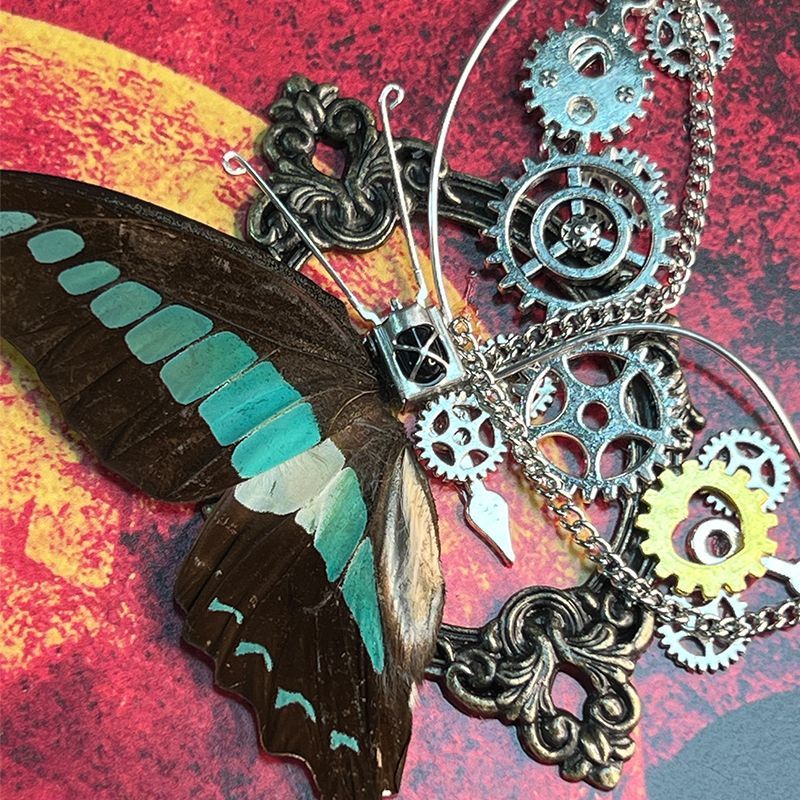 Art Craft With Paper - Steampunk Butterfly Frame DIY Kit Real