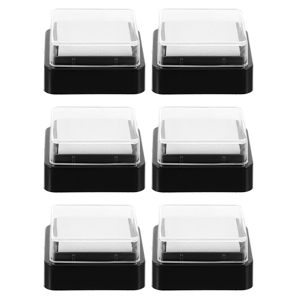 Stamping Ink Pad - 6 Pcs Blank DIY Ink Pad