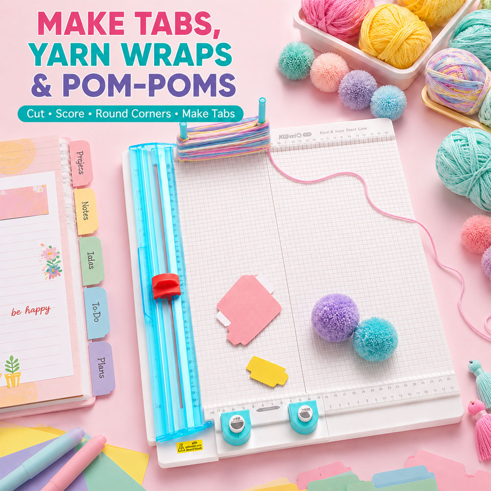 Art Craft With Paper - 7-in-1 Paper Trimmer & Scoring Board,