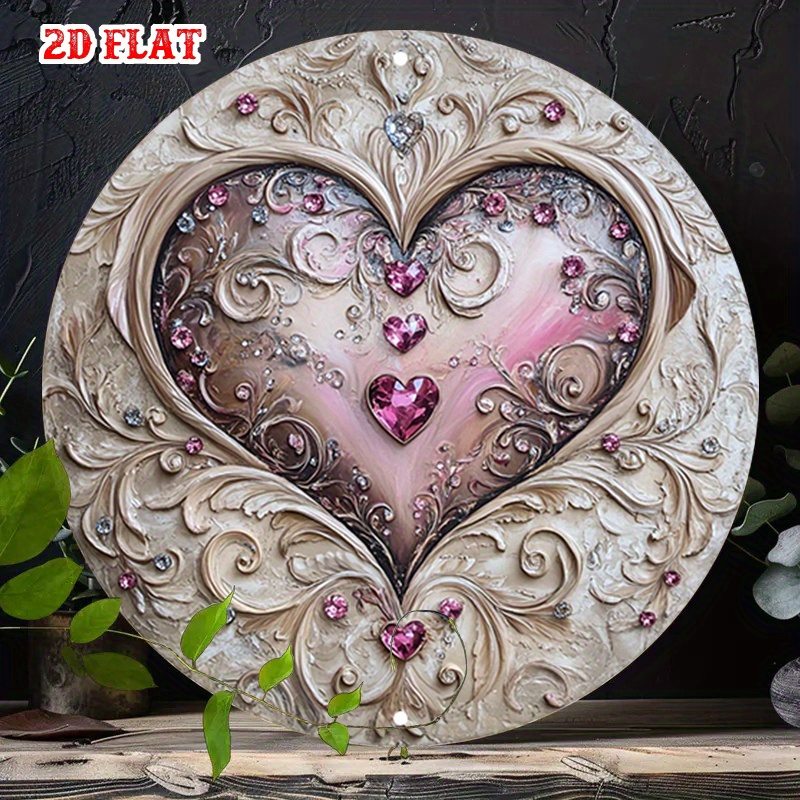 Heart Shaped Iron Wall Art wit - Art Craft Restaurant 评论和价格