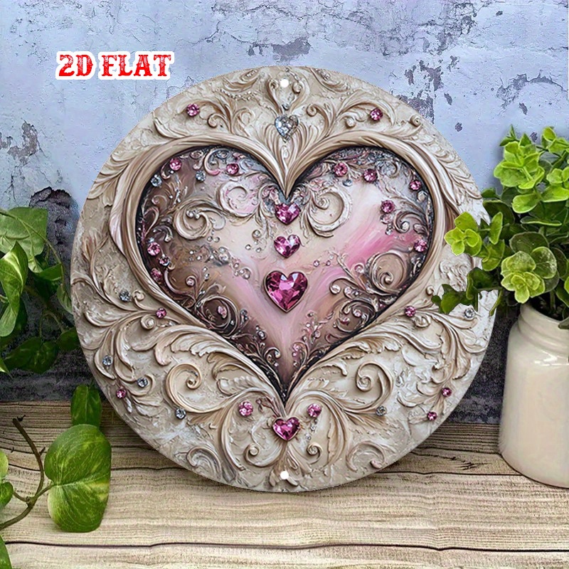 Heart Shaped Iron Wall Art wit - Art Craft Restaurant 评论和价格