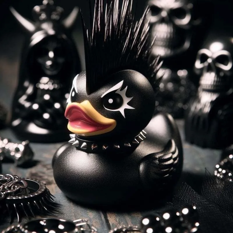 Car Statue Death Rock Duck Orn - Art Craft Duck 评论和价格