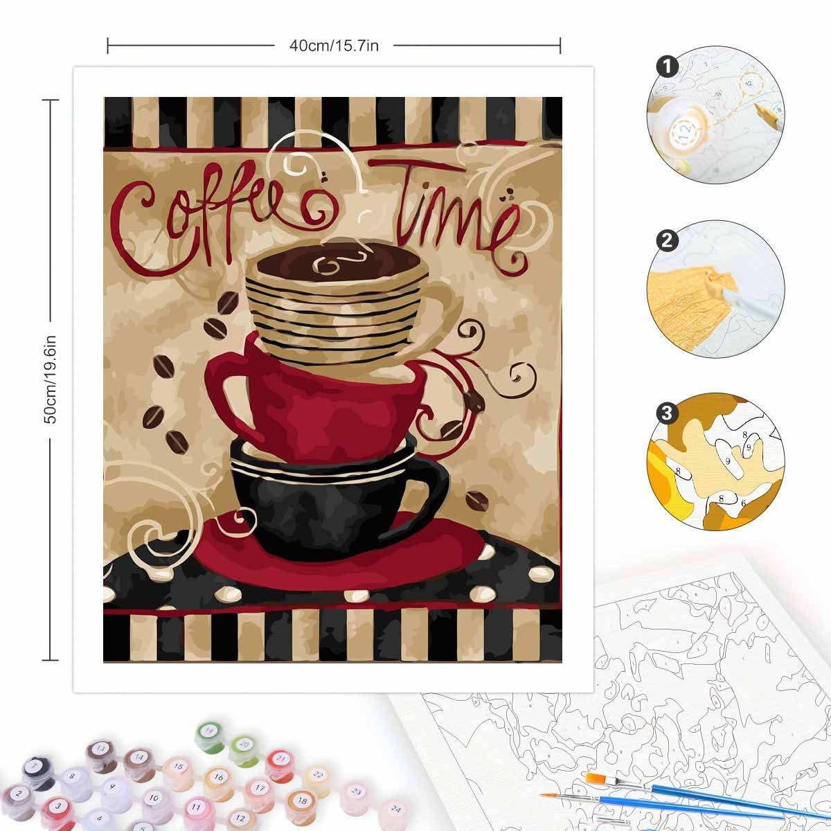 Paint By Numbers Kit for Adult - Tv Art And Craft 评论和价格