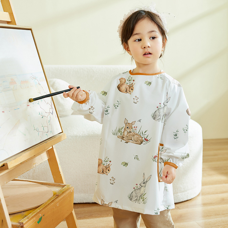 Children Waterproof Art Cover  - Art Craft For Preschoolers 评论和价格
