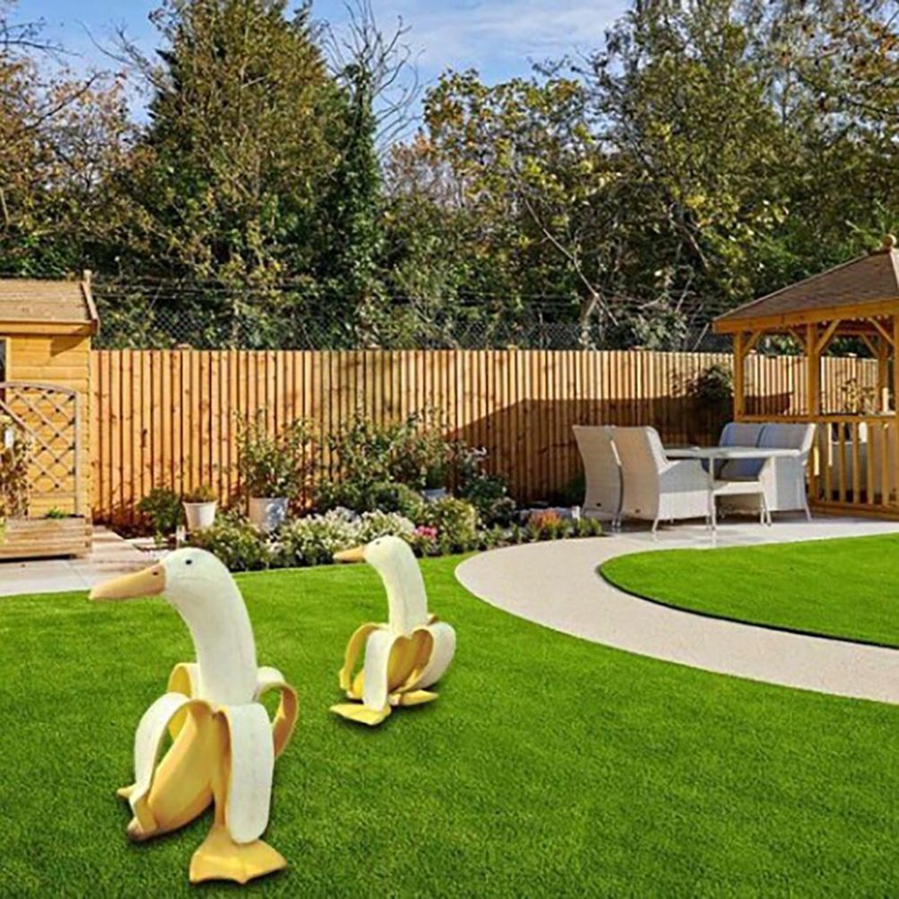 Banana Duck Creative Garden De - Art Craft Duck 评论和价格
