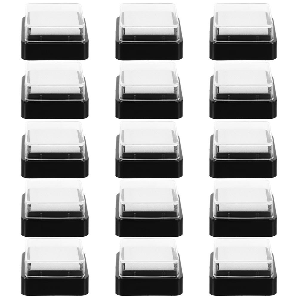 15pcs Ink Pads Ink Pads Blank  - Stamping Ink Pad 评论和价格