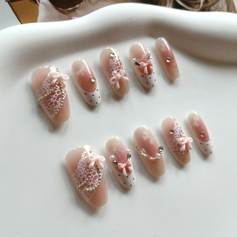 10Pcs French Style 3D Bowknot  - Art Craft Handmade 评论和价格