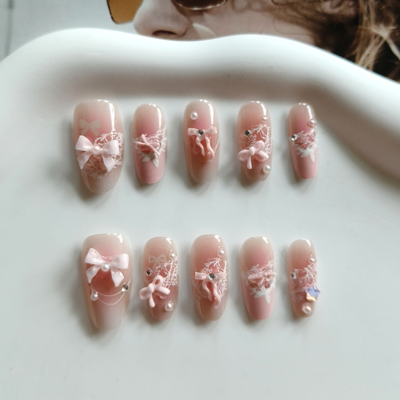 10Pcs French Style 3D Bowknot  - Art Craft Handmade 评论和价格