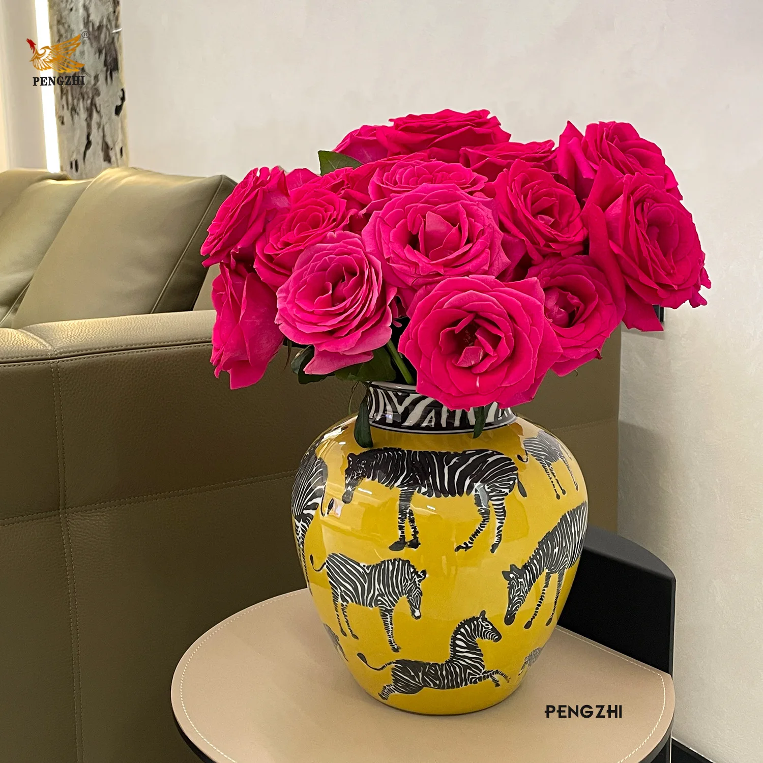 Ceramic Vase Zebra Pattern Vin - Art Craft Zebra 评论和价格