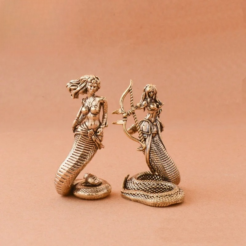 1pcs  Brass Medusa Ornaments A - Tv Art And Craft 评论和价格