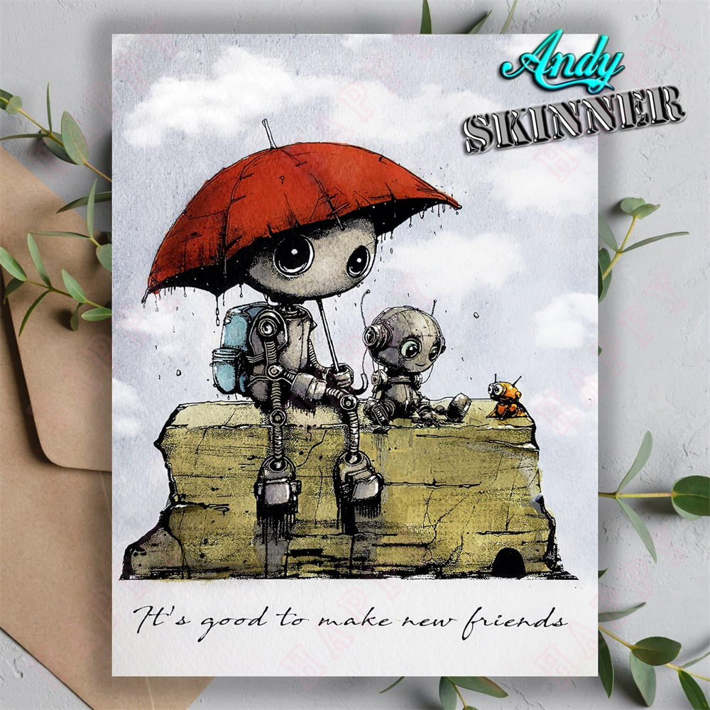 2024 New Friends Stamp Silicon - Art Craft Umbrella 评论和价格