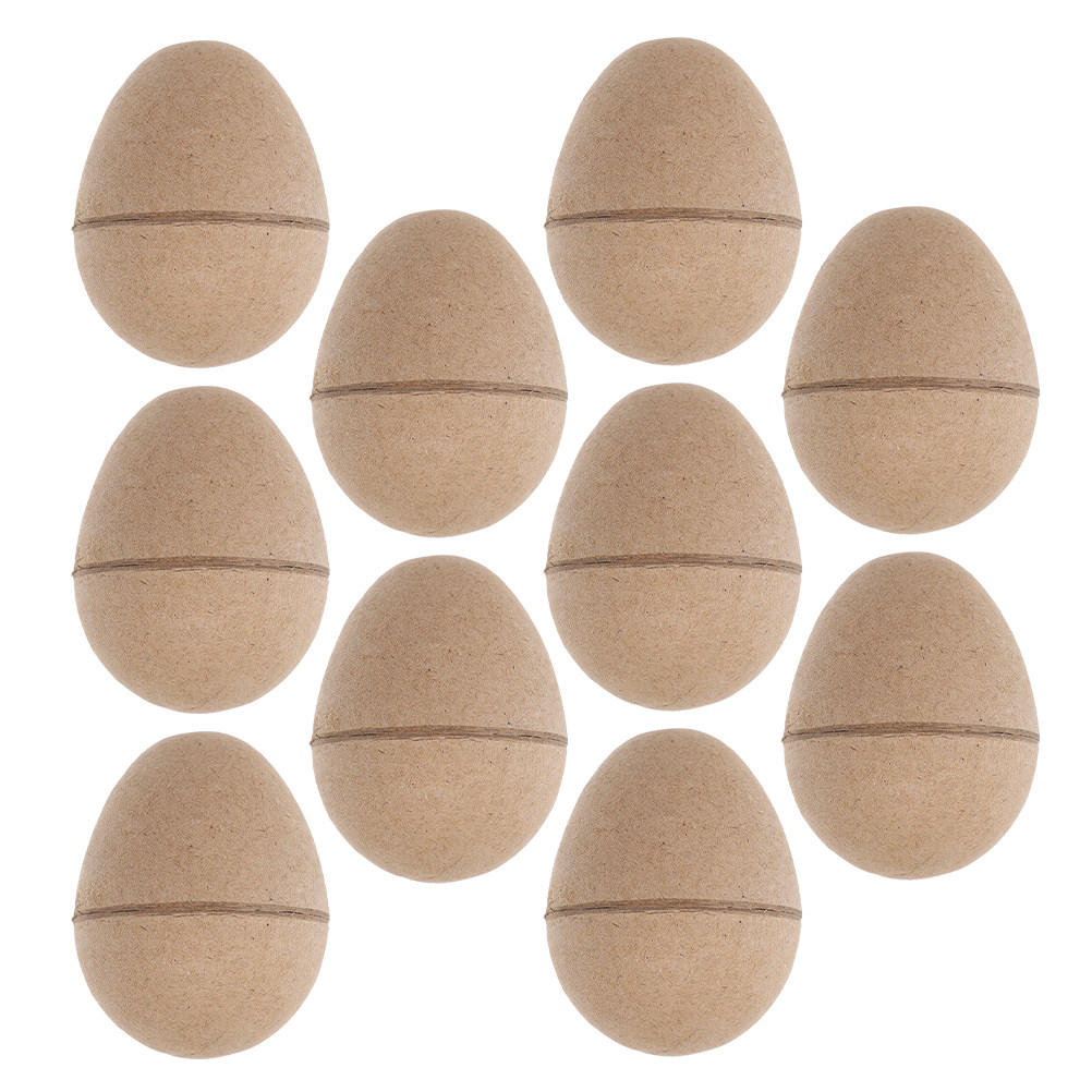 10Pcs Craft Paper Eggs DIY Bla - Art Craft With Paper 评论和价格