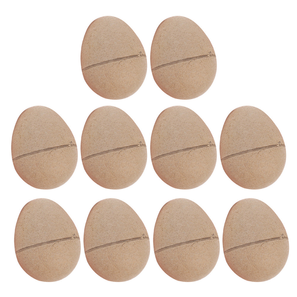 10Pcs Craft Paper Eggs DIY Bla - Art Craft With Paper 评论和价格