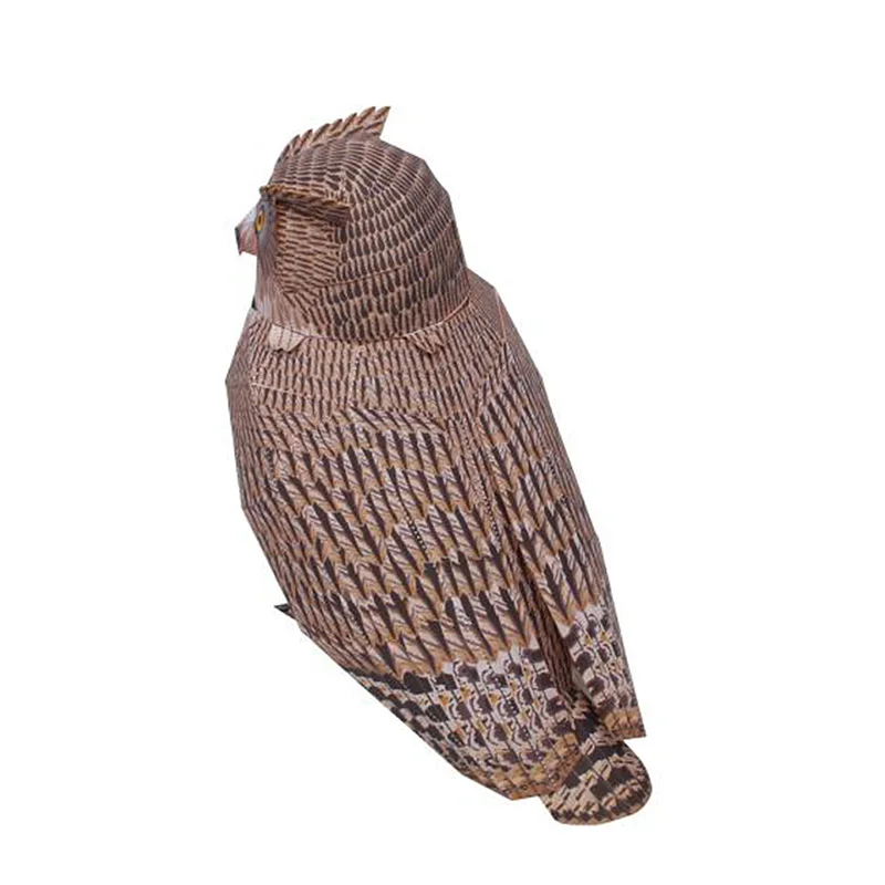 Blakiston's Fish Owl Handmade  - Art Craft Cardboard 评论和价格