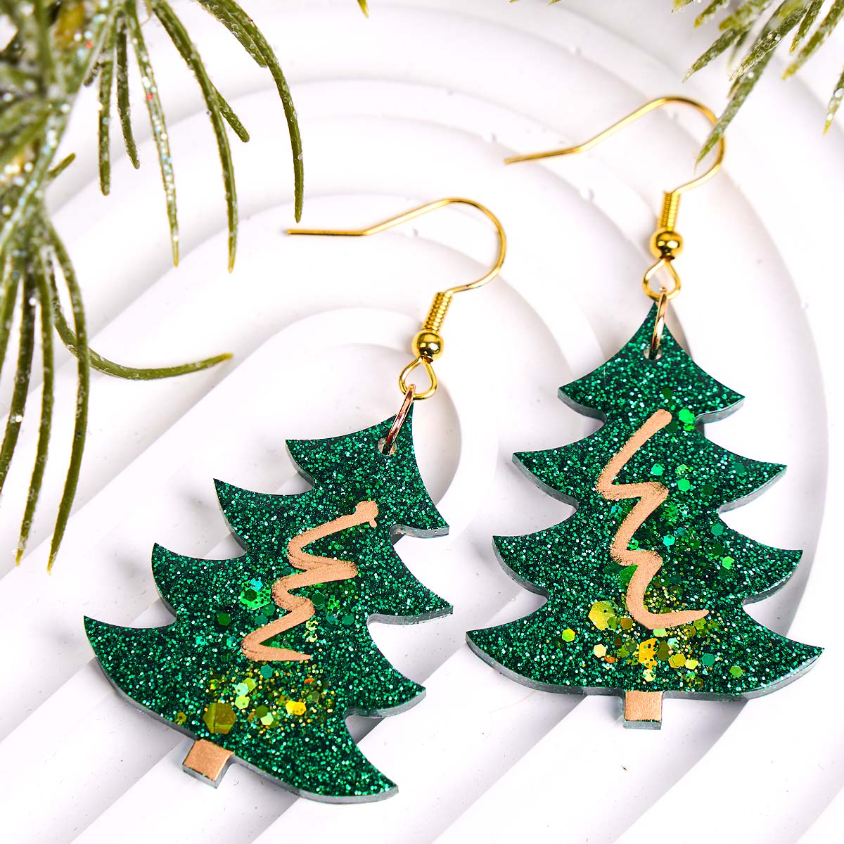 3D Christmas Tree Pendant Sili - Resin Casting Mold 评论和价格