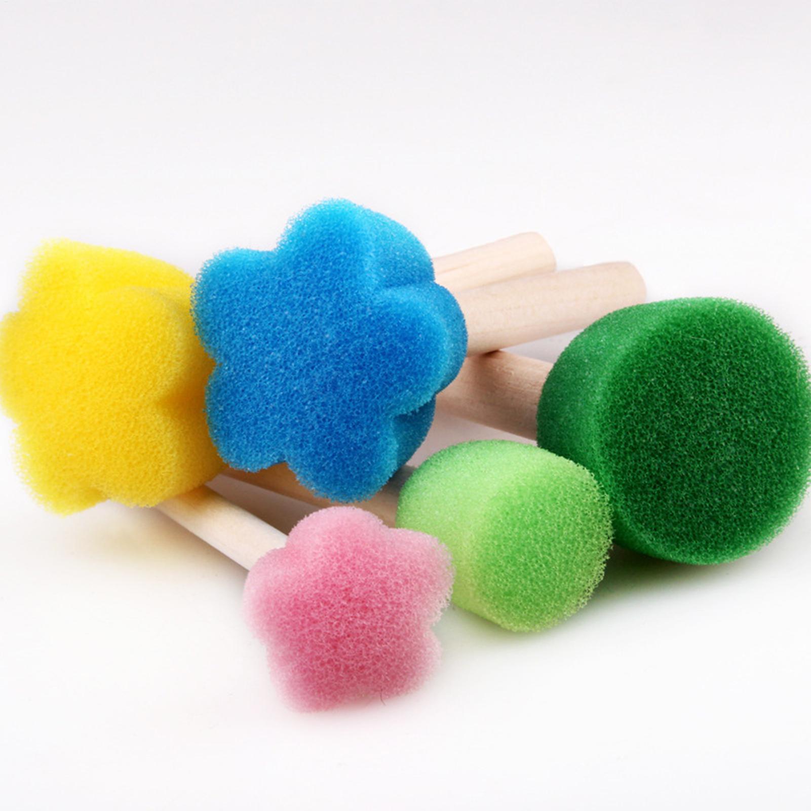 5PCS Reusable Kids Paint Spong - Art Craft For Preschoolers 评论和价格