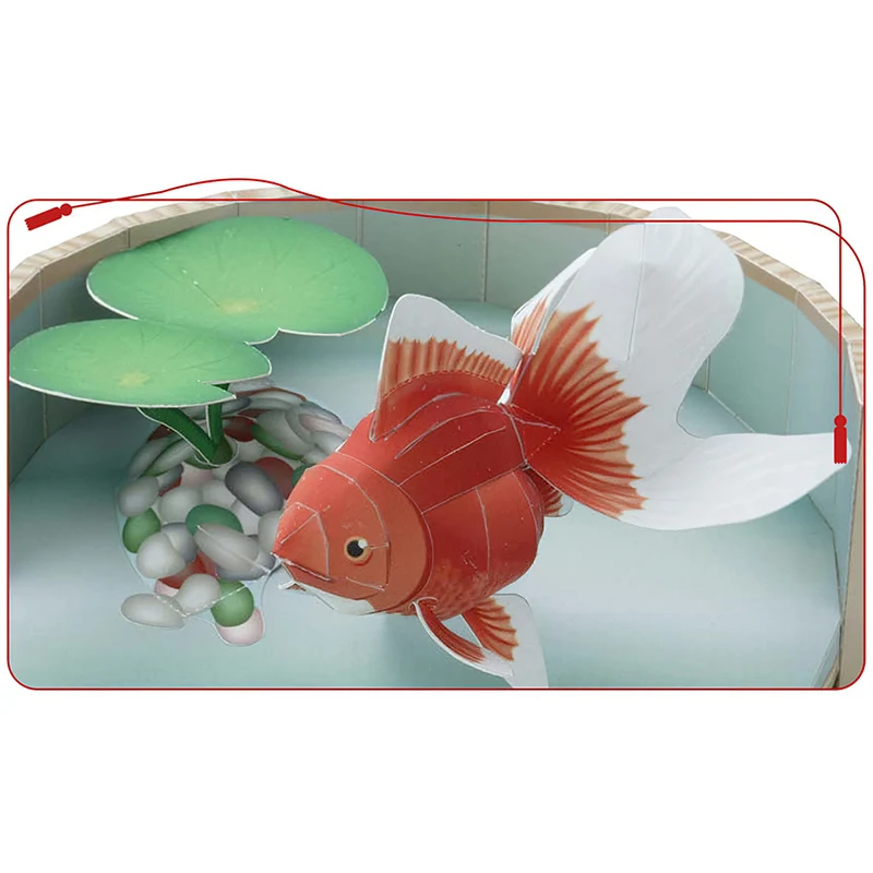 Goldfish Fish Origami Art Mini - Art Craft Cardboard 评论和价格