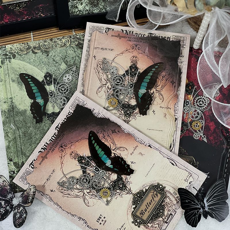 Steampunk Butterfly Frame DIY  - Art Craft With Paper 评论和价格