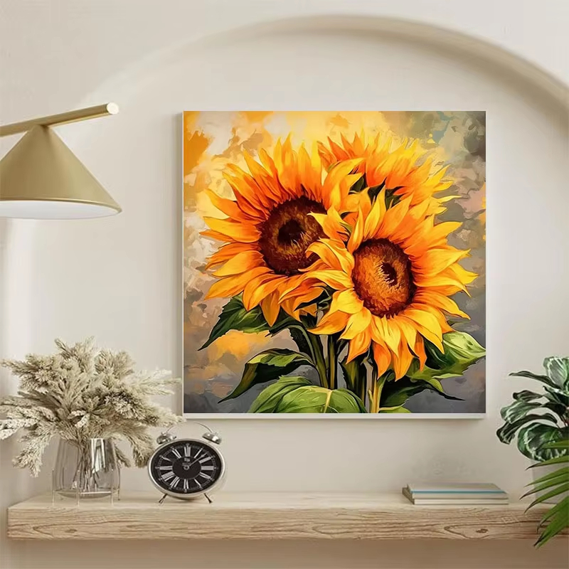Sunflower Oil Painting Set, Ha - Tv Art And Craft 评论和价格