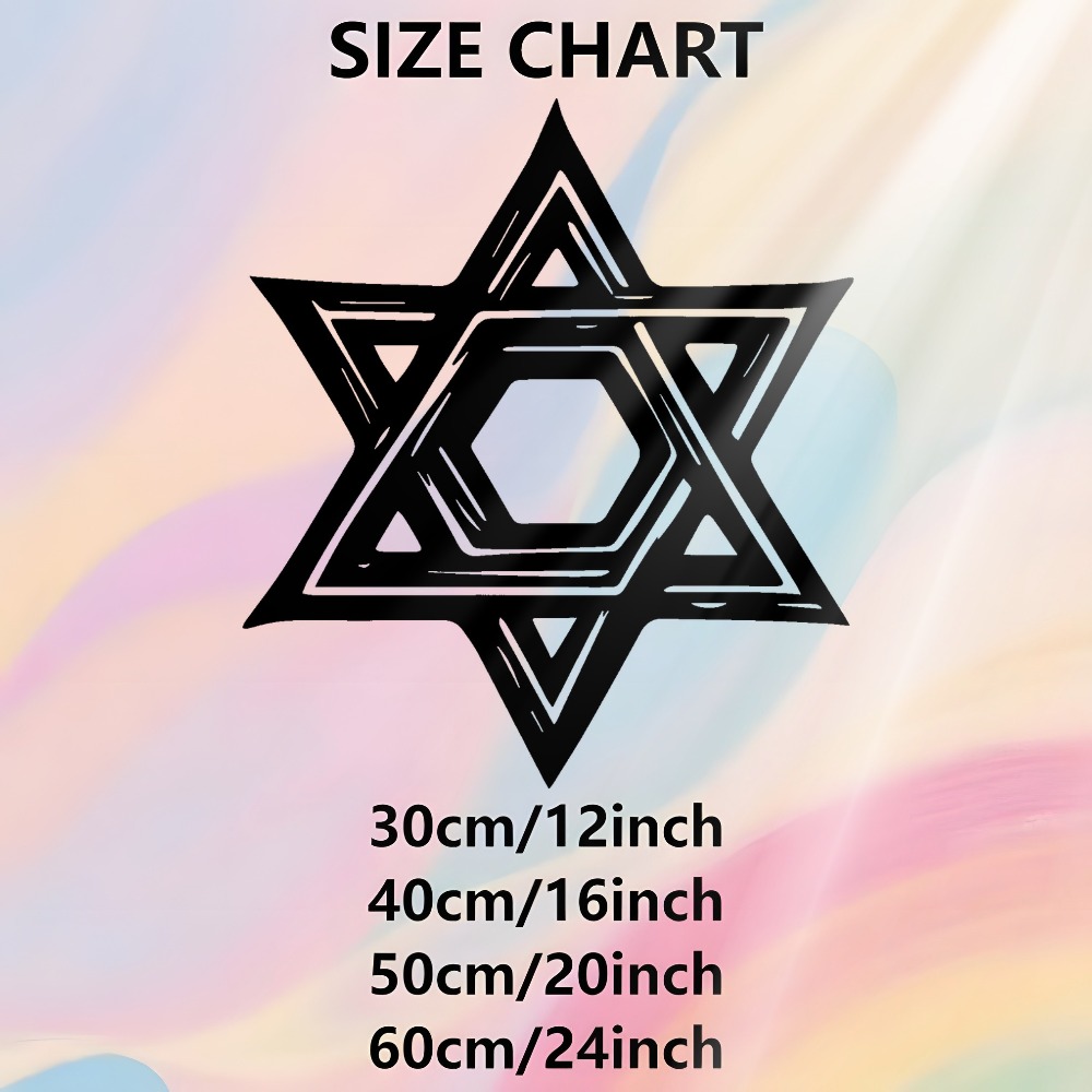 CIFBUY Iron Wall Art Star of D - Art & Craft World 评论和价格