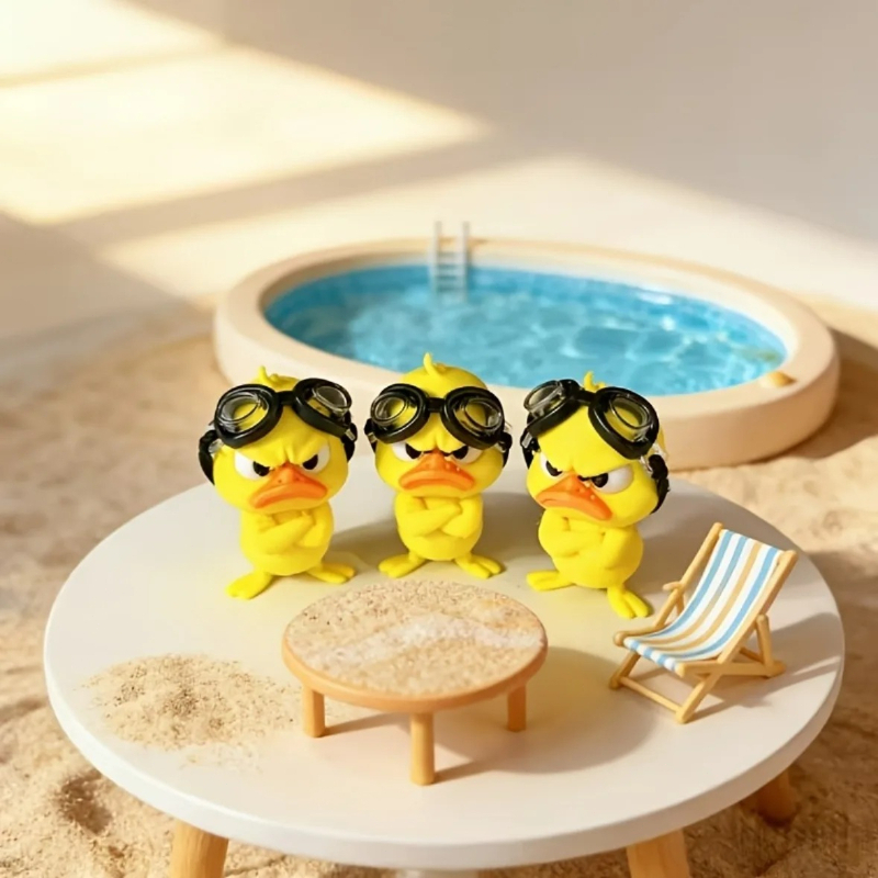 1PC Angry Hug Duck Figurine Wi - Art Craft Duck 评论和价格