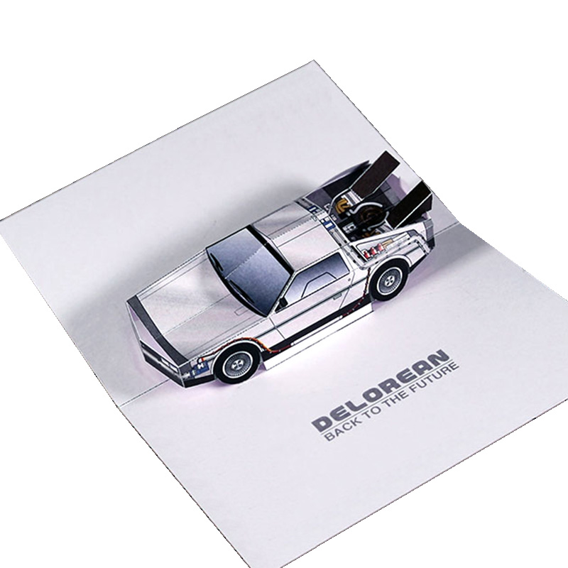 Back To The Future POP-UP Card - Art Craft Cardboard 评论和价格