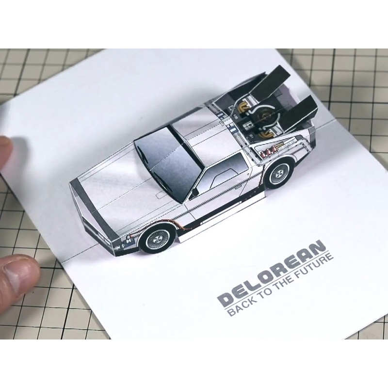 Back To The Future POP-UP Card - Art Craft Cardboard 评论和价格