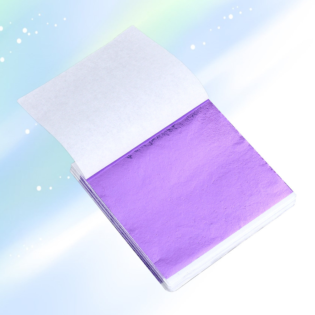 50Pcs 8x8.5cm Gold Leaf Sheets - Art Craft With Paper 评论和价格
