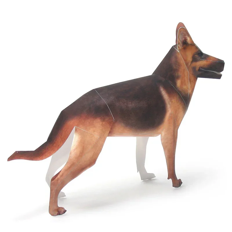 German Shepherd Dog Origami Ar - Art Craft Cardboard 评论和价格