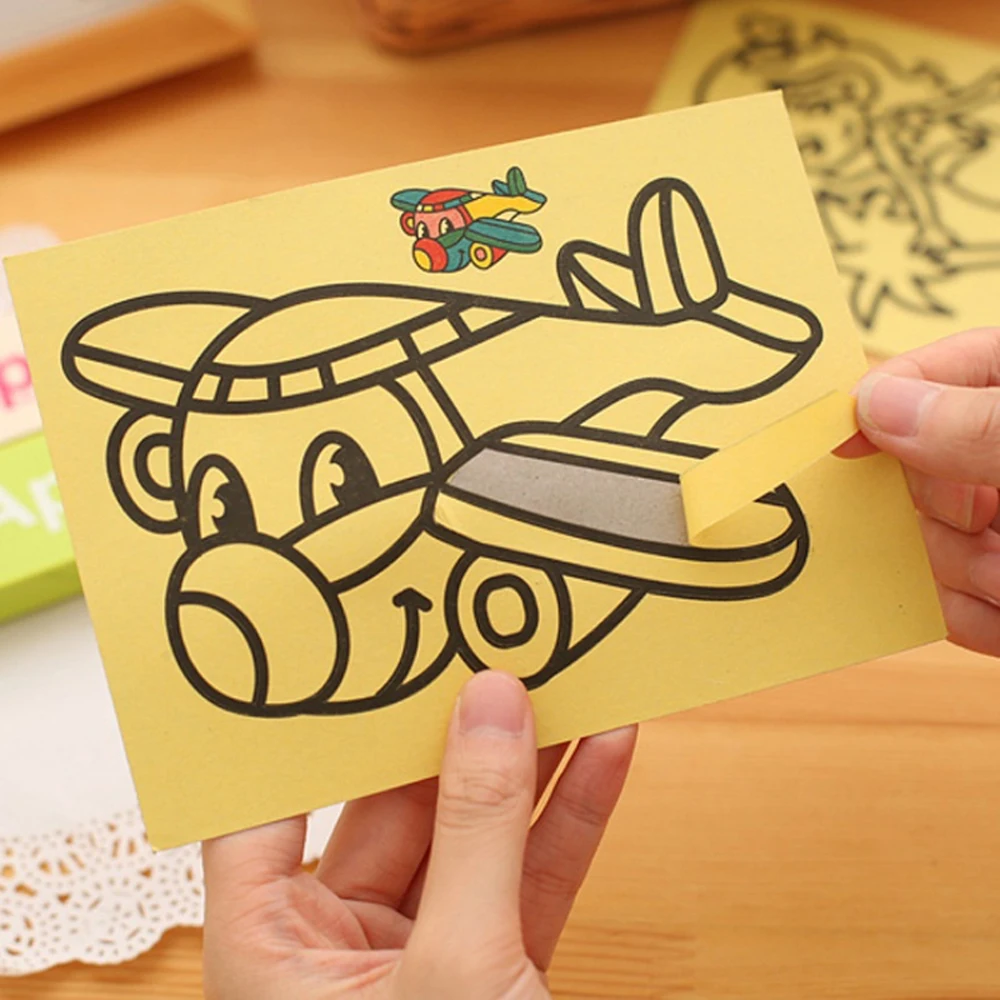 Childrens DIY Sand Art Kit Car - Art Craft For Preschoolers 评论和价格