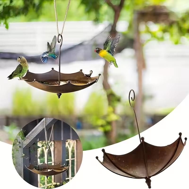 1pc Vintage Metal Umbrella Bir - Art Craft Umbrella 评论和价格