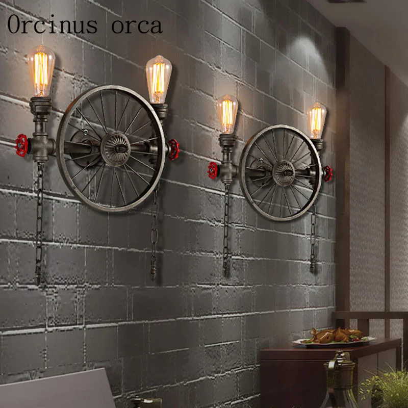 Water pipe wall lamp, American - Art Craft Restaurant 评论和价格