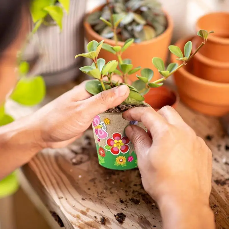 DIY Paper Flower Pot Craft Kit - Art And Craft For Nursery 评论和价格