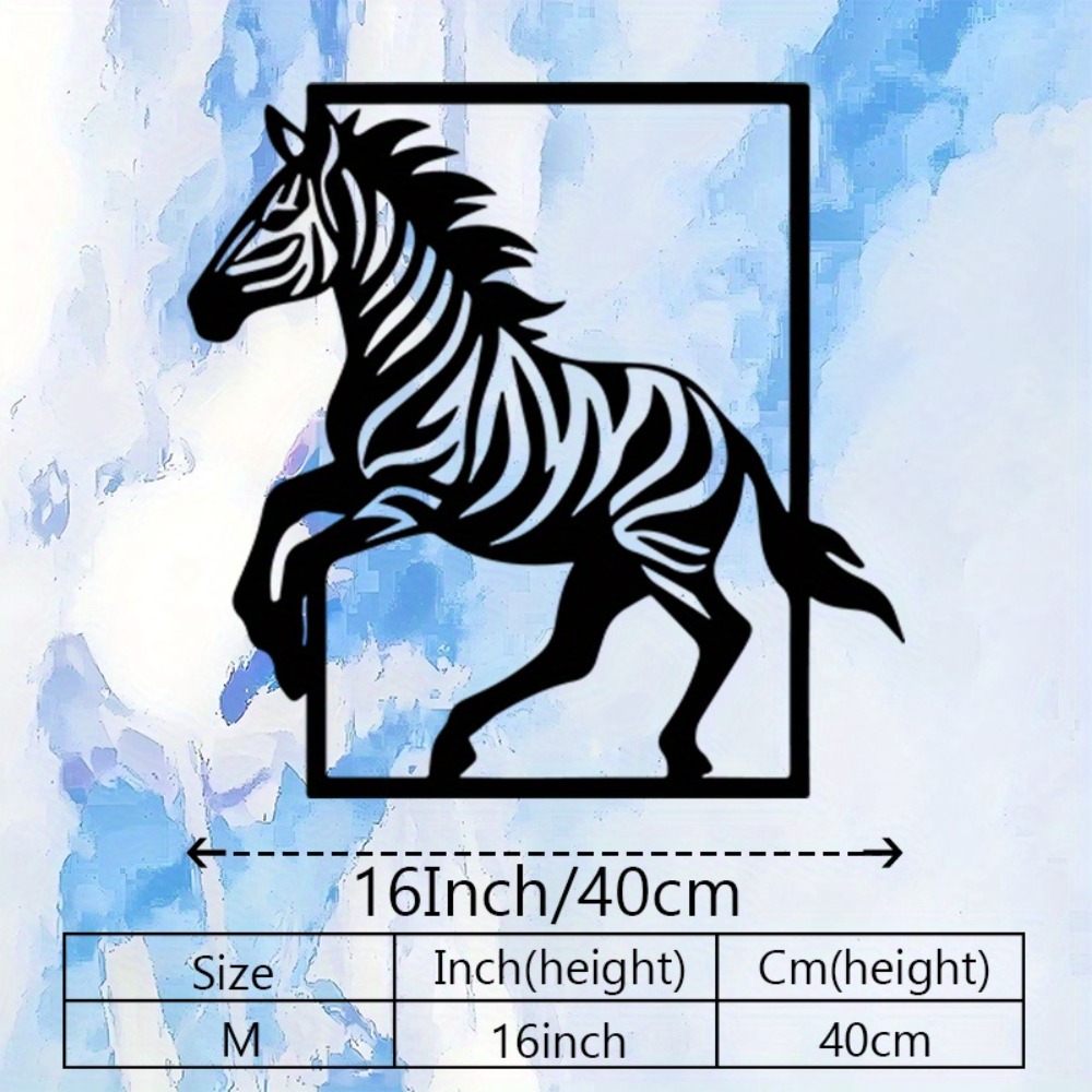 CIFBUY Metal Wall Art Zebra Ir - Art Craft Zebra 评论和价格