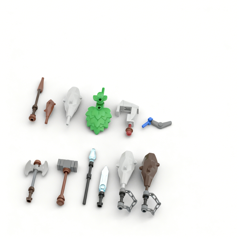 103pcs MOC BOTW Weapons Pack I - Art Craft Building 评论和价格