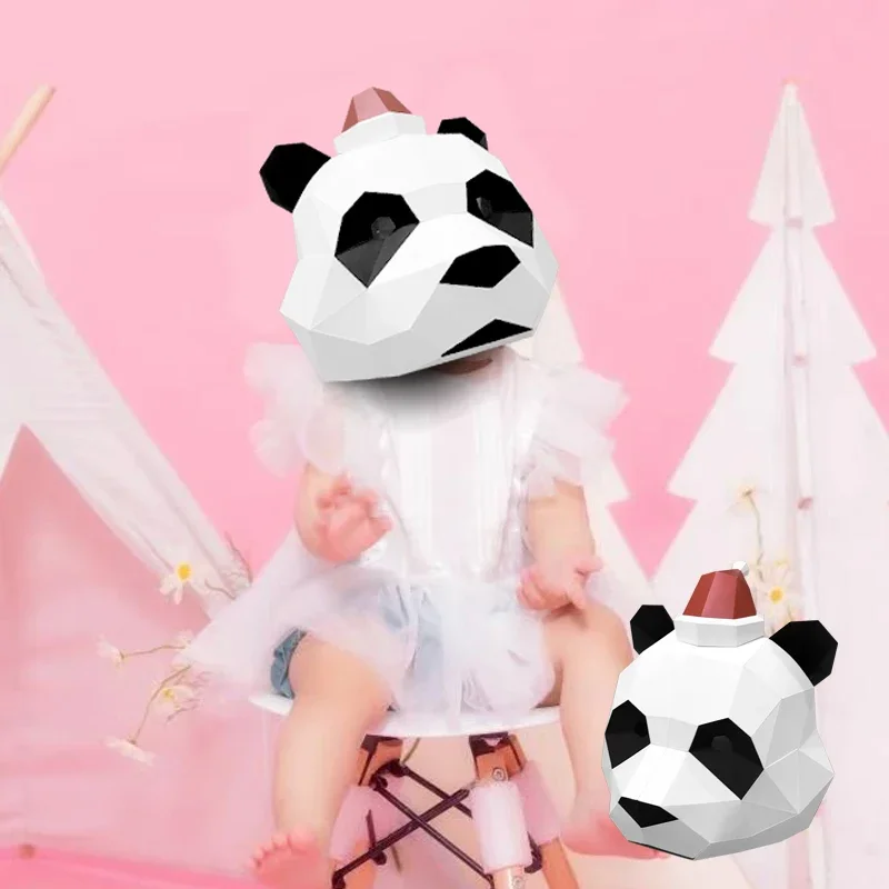 Christmas Panda Mask Paper Mod - Art Craft Cardboard 评论和价格