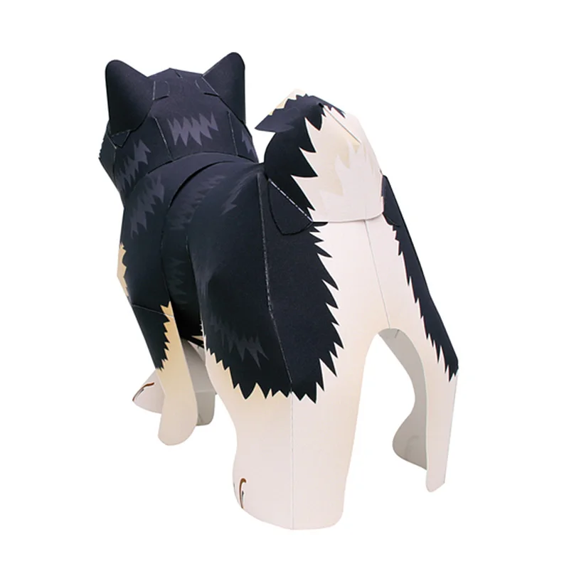 Black Shiba Inu Dog Handmade O - Art Craft Cardboard 评论和价格