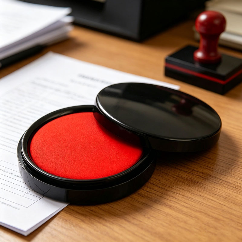 2pcs Red Suitable for Fingerpr - Stamping Ink Pad 评论和价格
