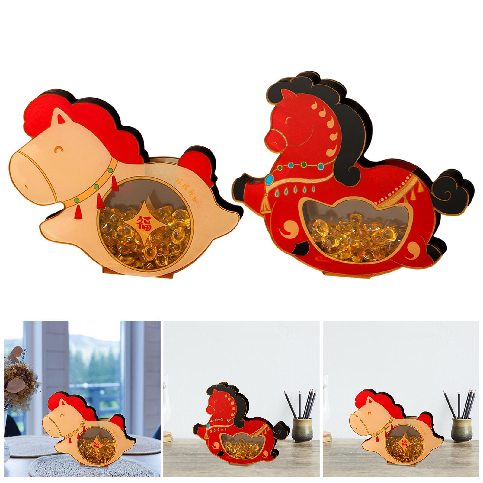 Horse Figurine Wooden Horse St - Art Craft Restaurant 评论和价格