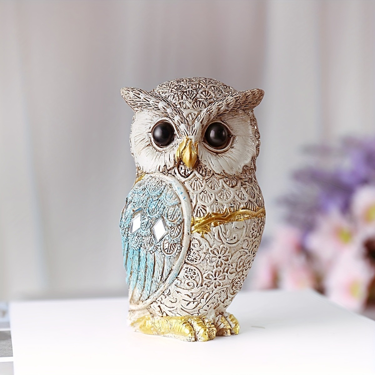 New Trendy Resin Owl Statue Vi - Tv Art And Craft 评论和价格