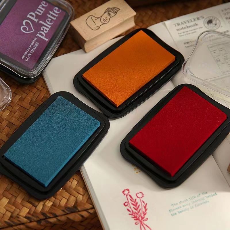 1PC Vintage Color Ink Pad for  - Stamping Ink Pad 评论和价格