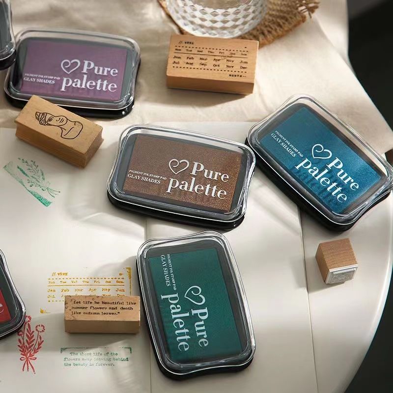 1PC Vintage Color Ink Pad for  - Stamping Ink Pad 评论和价格