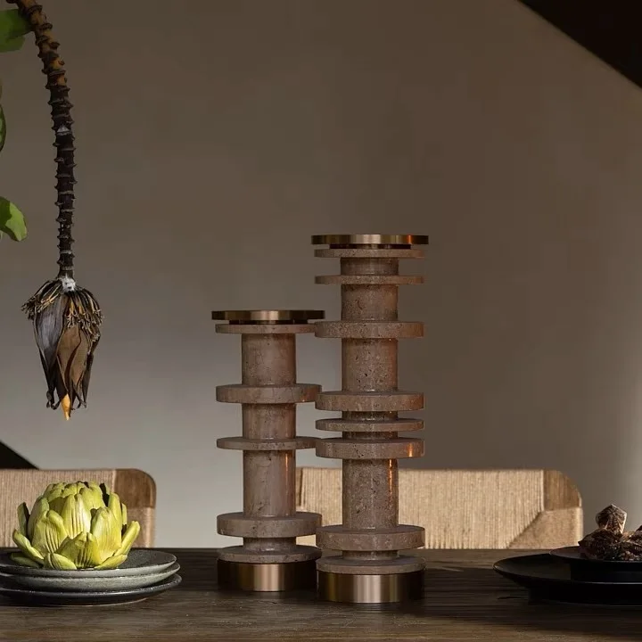 Resin Metal Decorative Candle  - Art Craft Restaurant 评论和价格