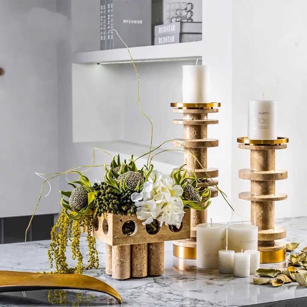 Resin Metal Decorative Candle  - Art Craft Restaurant 评论和价格