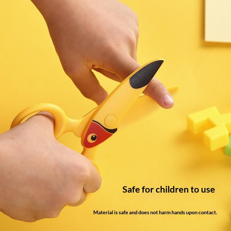 *3Pcs Kids Plastic Scissors Cu - Art Craft For Preschoolers 评论和价格