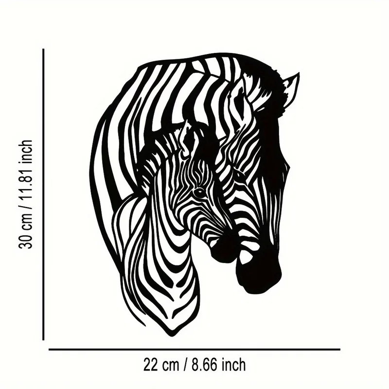 Elegant Minimalist Zebra Famil - Art Craft Zebra 评论和价格