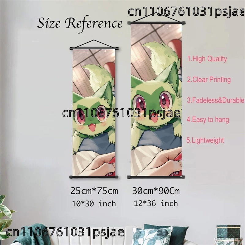 Sprigatito Scroll Art, Well -  - Tv Art And Craft 评论和价格