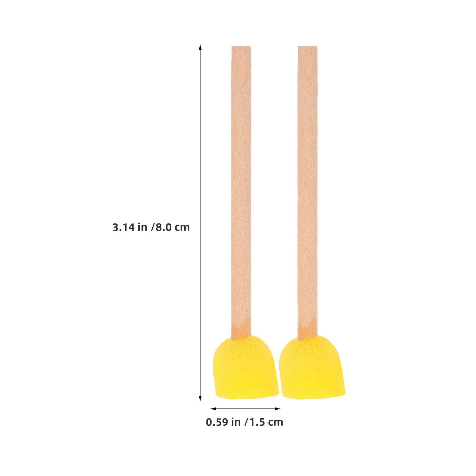 80Pcs Tools Round Sponge Brush - Art Craft For Preschoolers 评论和价格