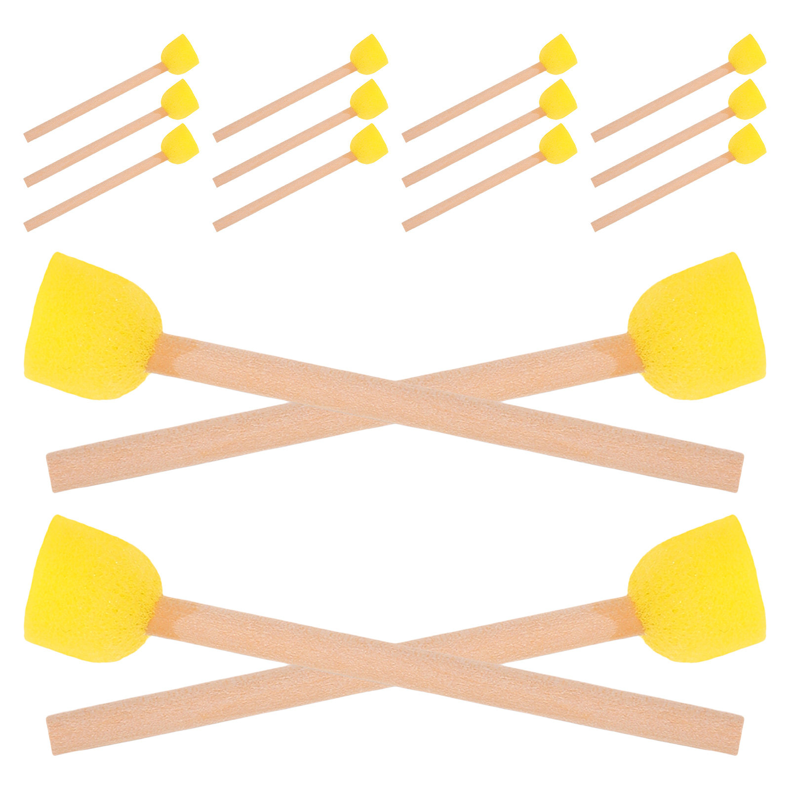 80Pcs Tools Round Sponge Brush - Art Craft For Preschoolers 评论和价格